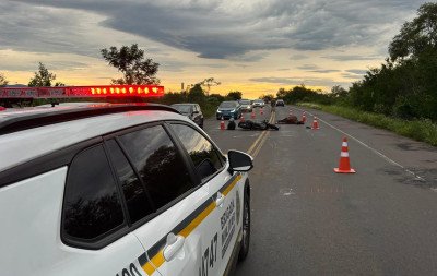 Motociclista fica gravemente ferido após atingir cavalo em importante avenida de Novo Hamburgo
