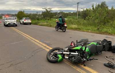 Uma semana depois: Como está o motociclista que ficou gravemente ferido após colidir em cavalo em Novo Hamburgo