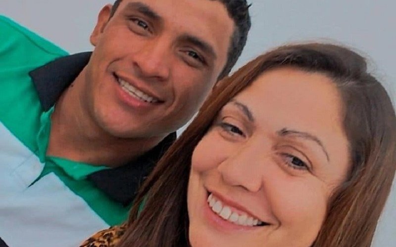 Rudinei Vieira da Silva e a companheira Veridiana de Barros Alves | abc+