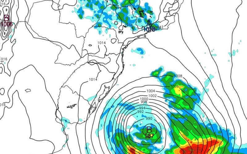 Ciclone extratropical vai se afastar em direção ao mar e causar ressaca marítima | abc+