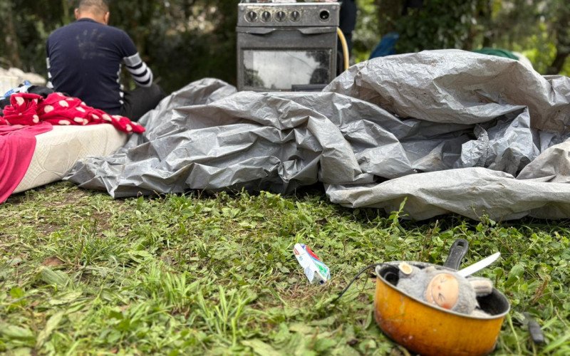 Desabamento de casas no bairro Carniel, em Gramado