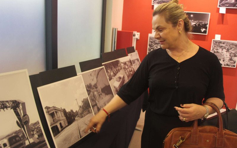 A foto favorita de Aline mostra os trilhos do trem cruzando um dos bairros, registrada anos antes da exist&ecirc;ncia da Trensurb