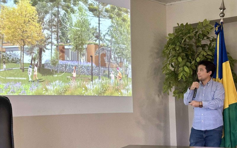 Arquiteto Thiago apresentou conceito do projeto 