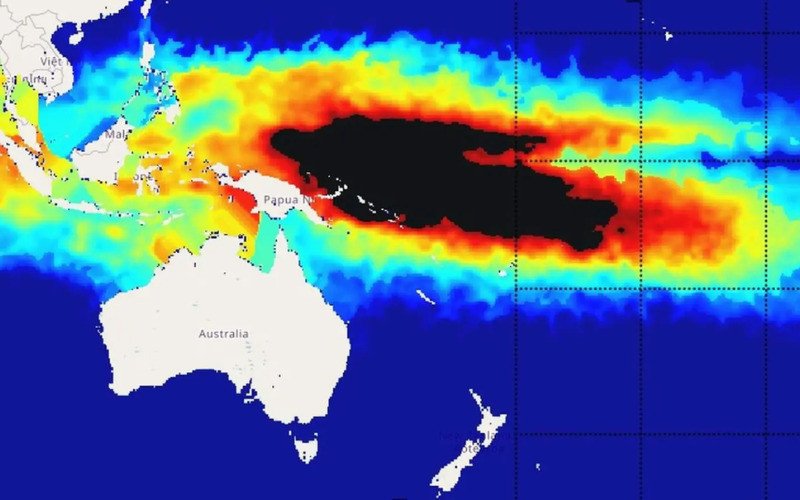 Mapa de Potencial de Aquecimento para Ciclones Tropicais mostra uma "piscina" de águas muito quentes no Pacífico Oeste e que vai fornecer a energia para o desenvolvimento de um potencial El Niño forte | abc+