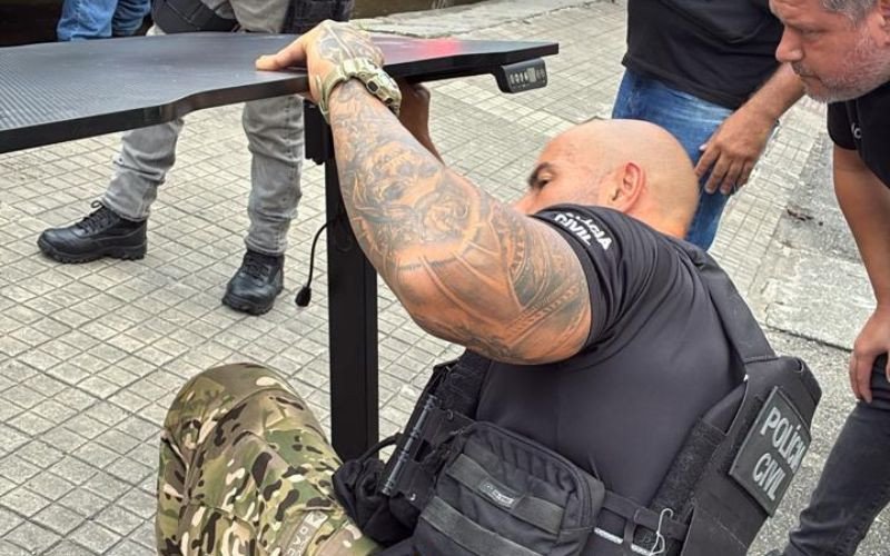 Golpe do falso advogado levou à realização de operação conjunta entre as delegacias de Gramado e Canela nesta quarta-feira (8), em Santos-SP