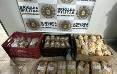 Cucas e pacotes de biscoitos: Trio é preso por furto de veículo com produtos coloniais na Serra gaúcha