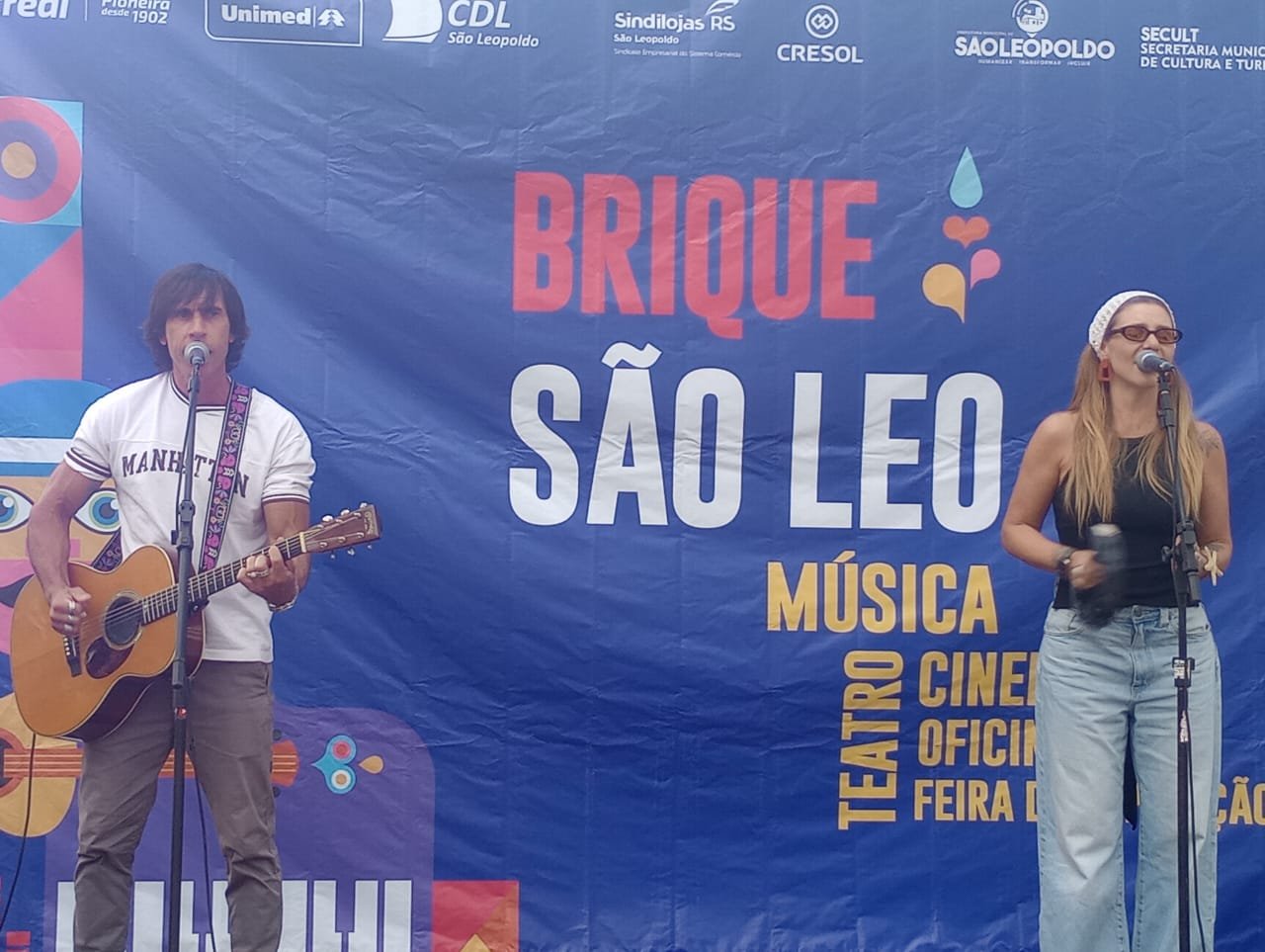 Lazer e cultura movimentam Praça do Imigrante na primeira edição do Brique São Léo 2026
