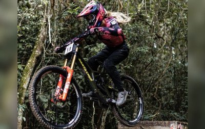 Larissa Luz é vice-campeã do Continental Series Downhill