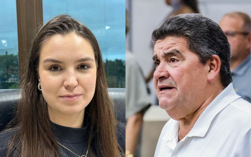 Secretária Betina Espindula e vereador Ito Luciano | abc+