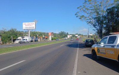 RS-239: Homem fica em estado gravíssimo após ser atropelado ao atravessar a rodovia