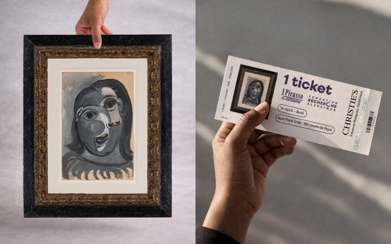 Edição de 2026 de 1 Picasso por 100 euros rifou quadro Cabeça de uma Mulher | abc+