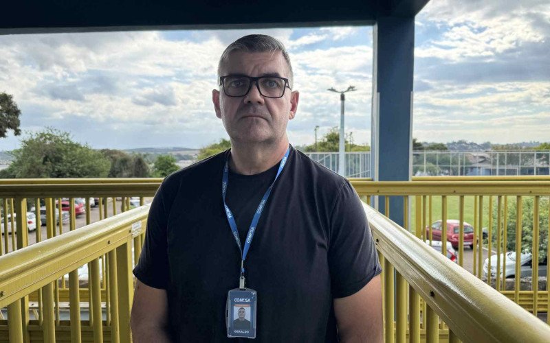 Coordenador de produção da Comusa, Geraldo Thiesen