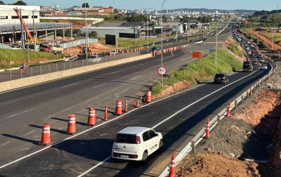 BR-116: Desvio começa a operar e altera trânsito em Novo Hamburgo