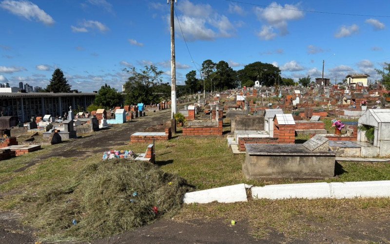 Indícios de limpeza recente no Cemitério Municipal de Novo Hamburgo | abc+
