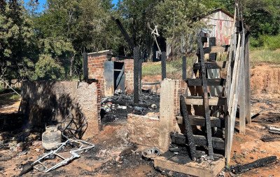 Incêndio destrói casa na comunidade indígena Por Fi Ga, em São Leopoldo
