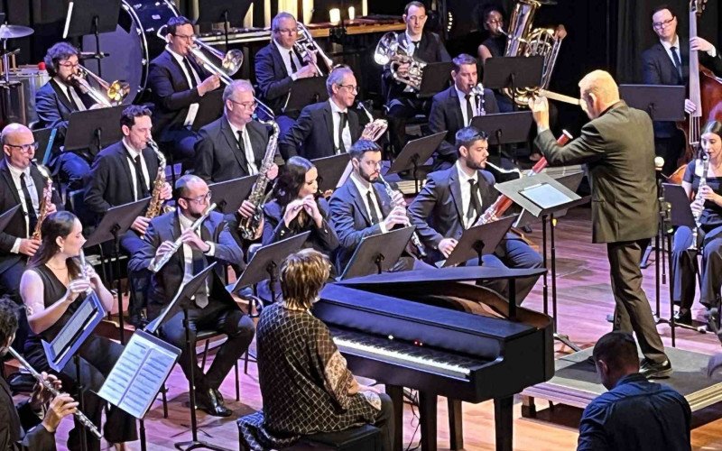 Apresentação da Orquestra de Sopros de Novo Hamburgo homenageou 99 anos da cidade | abc+
