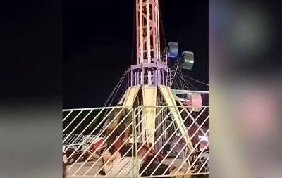 VÍDEO: Acidente em brinquedo de parque de diversões deixa feridos