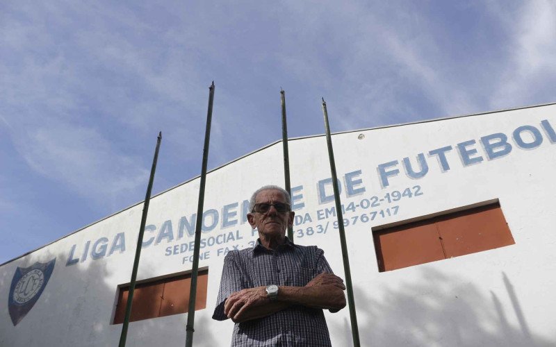 Aos 85 anos, Reni Israel Bertolla é a força motriz da Liga Canoense de Futebol (LCF) | abc+