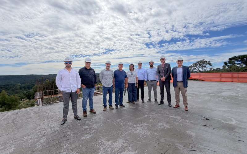 Novo complexo hospitalar de Canela está com 70% da estrutura concluída