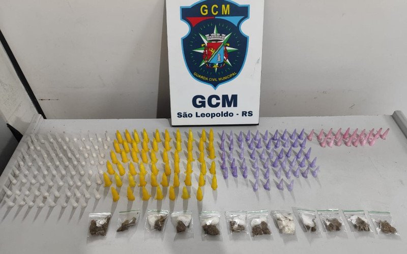 Mais drogas foram apreendidas em abordagens da GCM em São Leopoldo