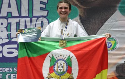 Após ouro no Brasileiro, Flávia Bons é convocada para o Mundial de karatê na Eslovênia