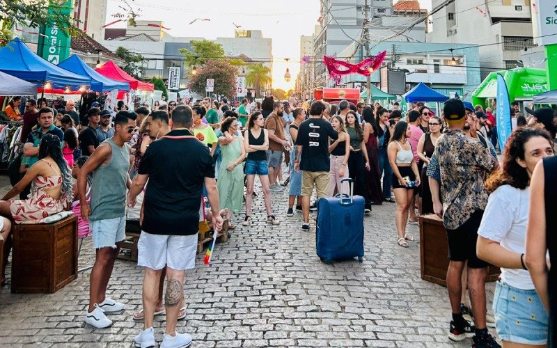 Edição de fevereiro da Rua de Lazer, no Centro de São Leopoldo