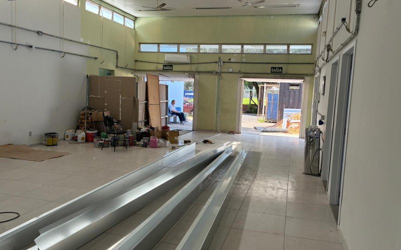 Obras de reforma na UBS Rio Branco