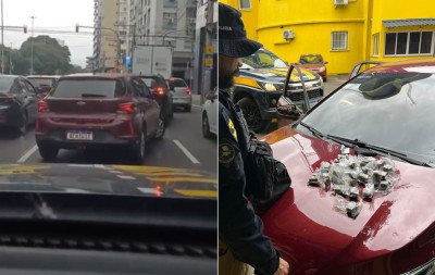 Fuga com manobras perigosas acaba em atropelamento e prisão em Porto Alegre; veja vídeo da perseguição