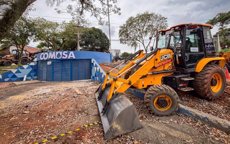 Obras alteram trânsito em rótula de Novo Hamburgo e exigem atenção de motoristas