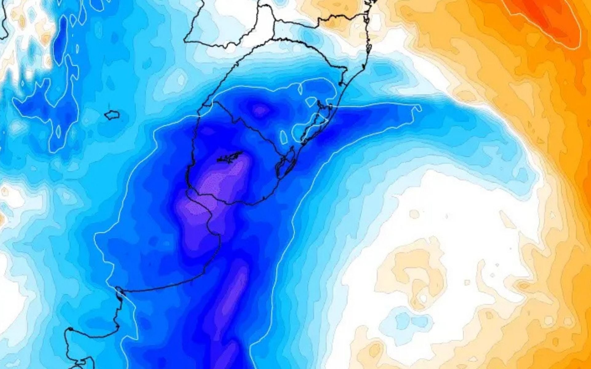 Frio de 0&deg;C? Massa de ar frio traz temperaturas de inverno ao RS; veja dias mais gelados