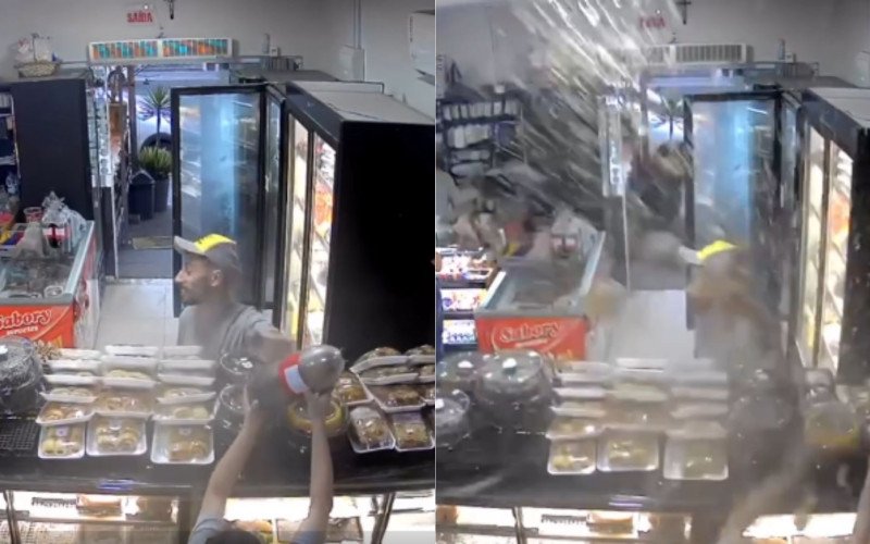 Garrafa de refrigerante explode na mão de funcionária de padaria em Ubirici, Santa Catarina | abc+