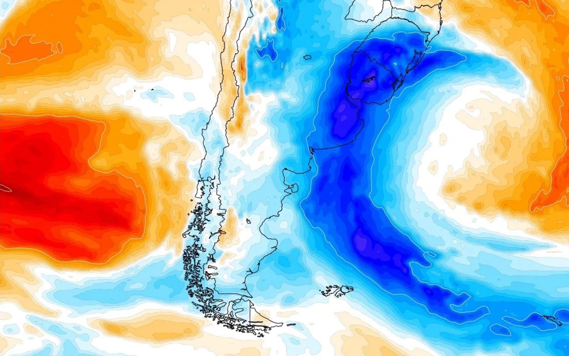 Ciclone impulsiona ar gelado ao RS: Semana come&ccedil;a com m&iacute;nimas de inverno e rajadas de vento