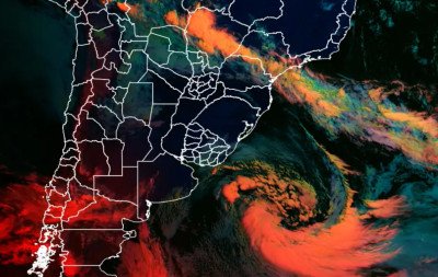 Ciclone traz vento forte e baixa sensação térmica com a chegada do ar frio