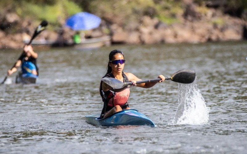 Aleca conquistou 24 medalhas em etapa do Campeonato Gaúcho de Canoagem - Kauane Rodrigues