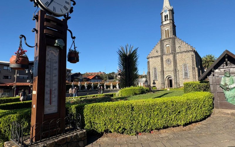 Primeiro frio intenso de 2026 em Gramado