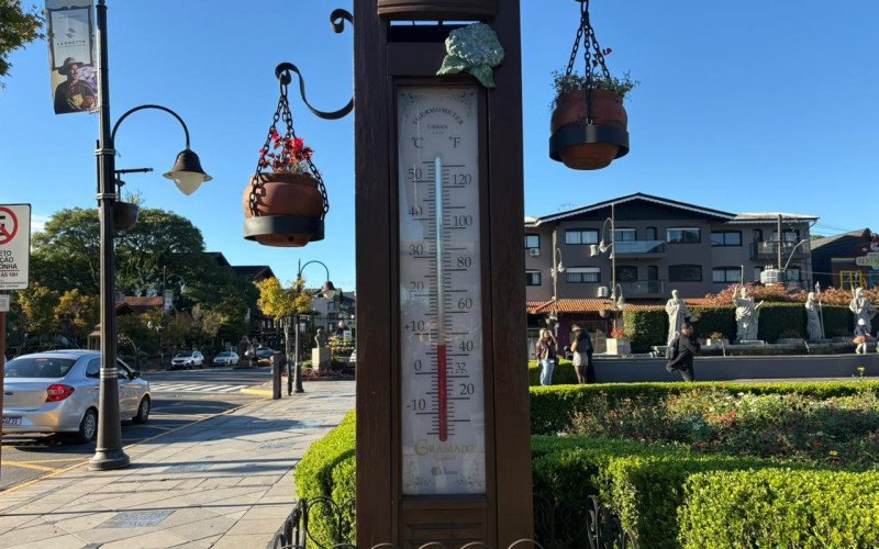 Primeiro frio intenso de 2026 em Gramado