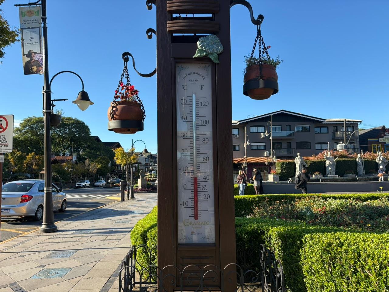 Frio em Gramado: V&iacute;deo mostra amanhecer com 7&deg;C na cidade da Serra ga&uacute;cha