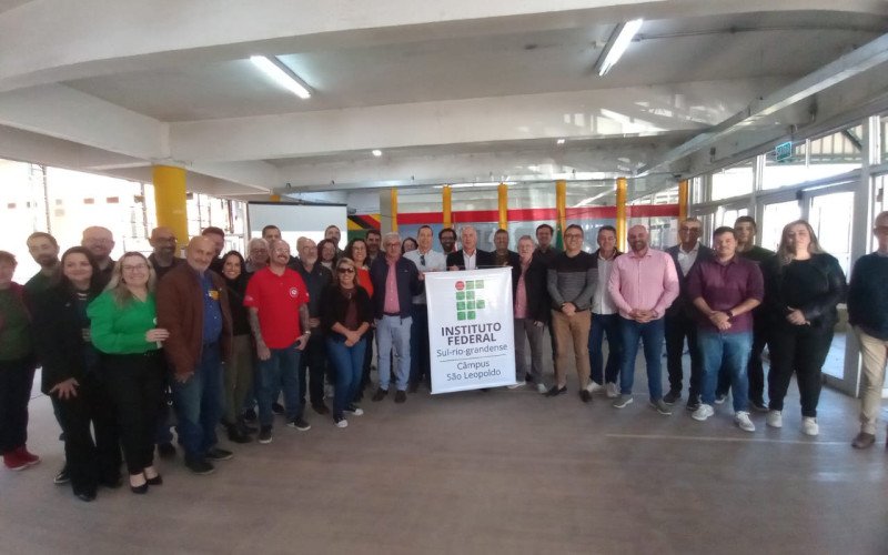 IFSul São Leopoldo recebe visita do diretor da Rede Federal de Educação Profissional, Científica e Tecnológica, do Ministério da Educação
