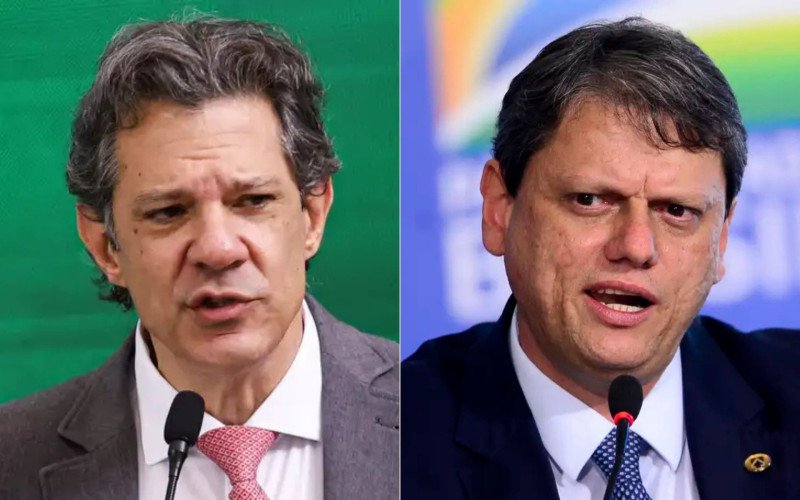 Fernando Haddad e Tarcísio de Freitas | abc+