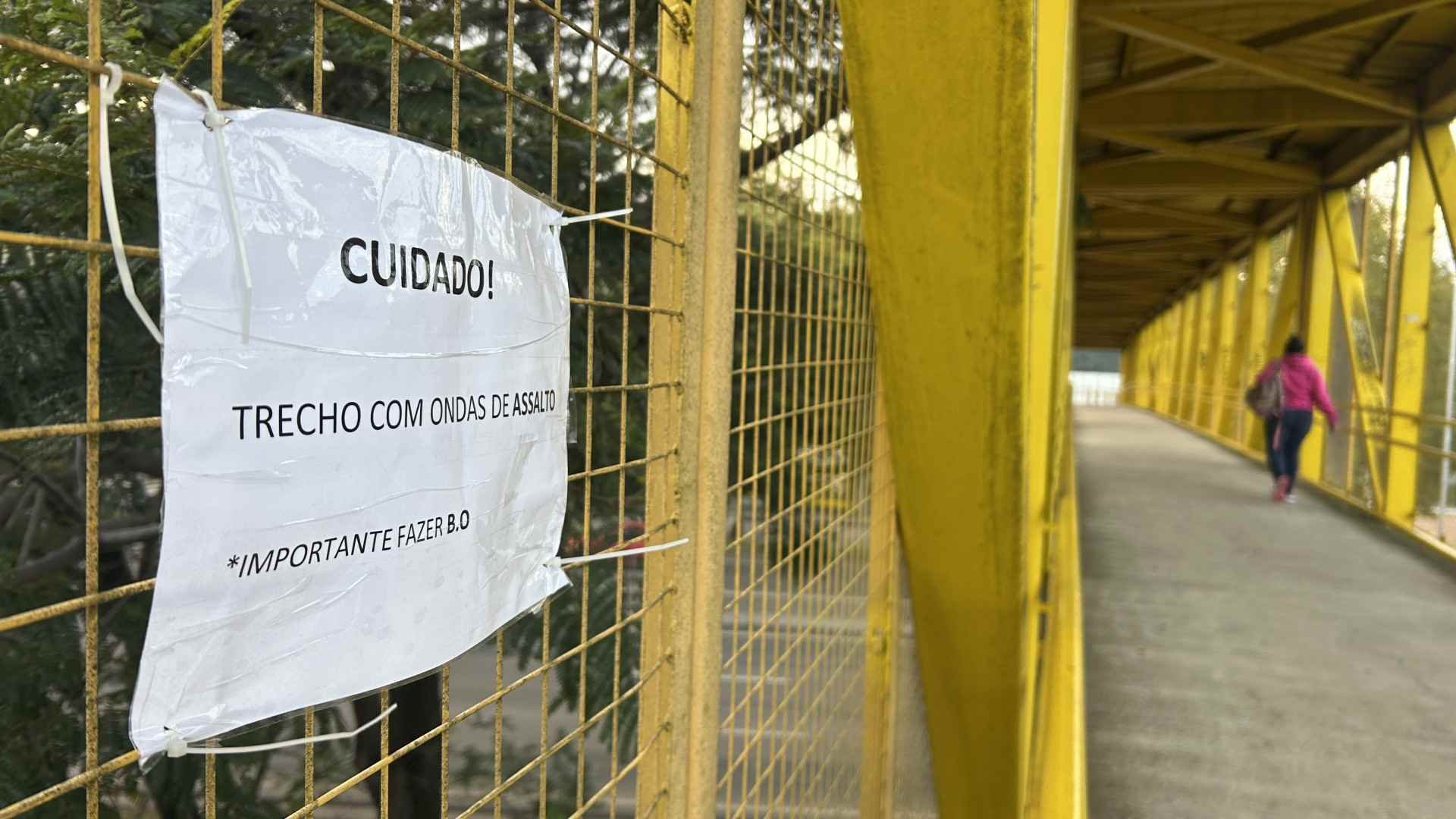 Prefeitos prometem melhorias para refor&ccedil;ar seguran&ccedil;a em passarela que liga Novo Hamburgo e Est&acirc;ncia Velha