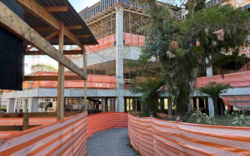 Obras do novo hospital de Canela estão em ritmo acelerado