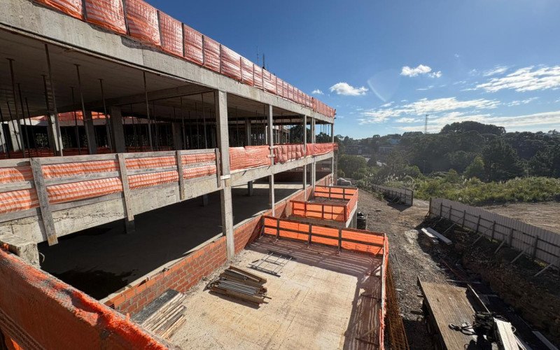 Construção do novo hospital de Canela, o Pompéia Pryme