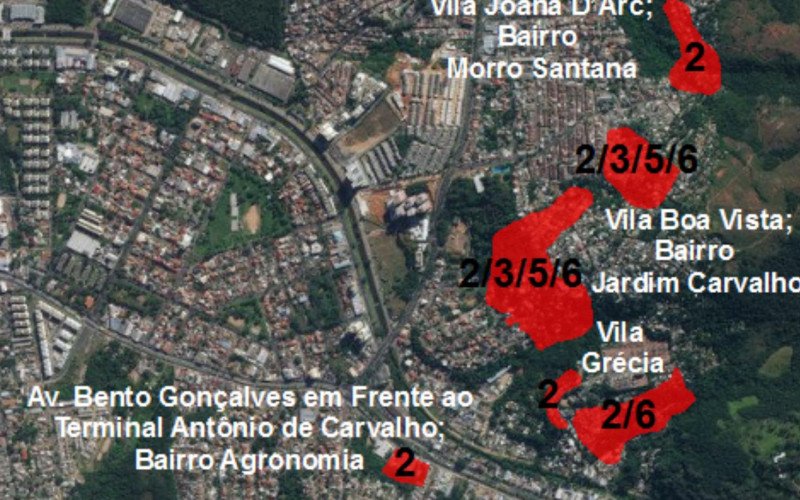 Defesa Civil alerta para risco de deslizamento em dezenas de pontos de Porto Alegre | abc+