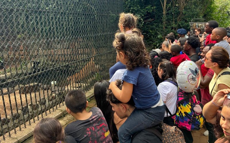 1º de maio, dia de visitação com entrada solidária no Zoológico de Sapucaia do Sul 