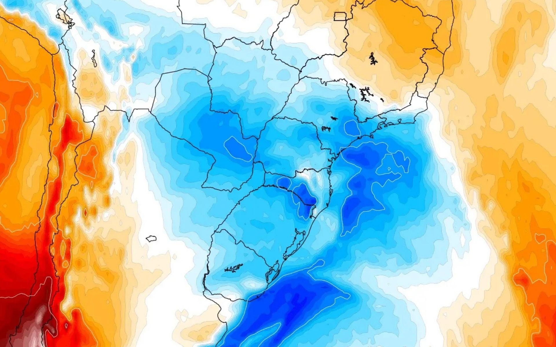 Adeus, frio? At&eacute; quando massa de ar polar derruba as temperaturas no RS