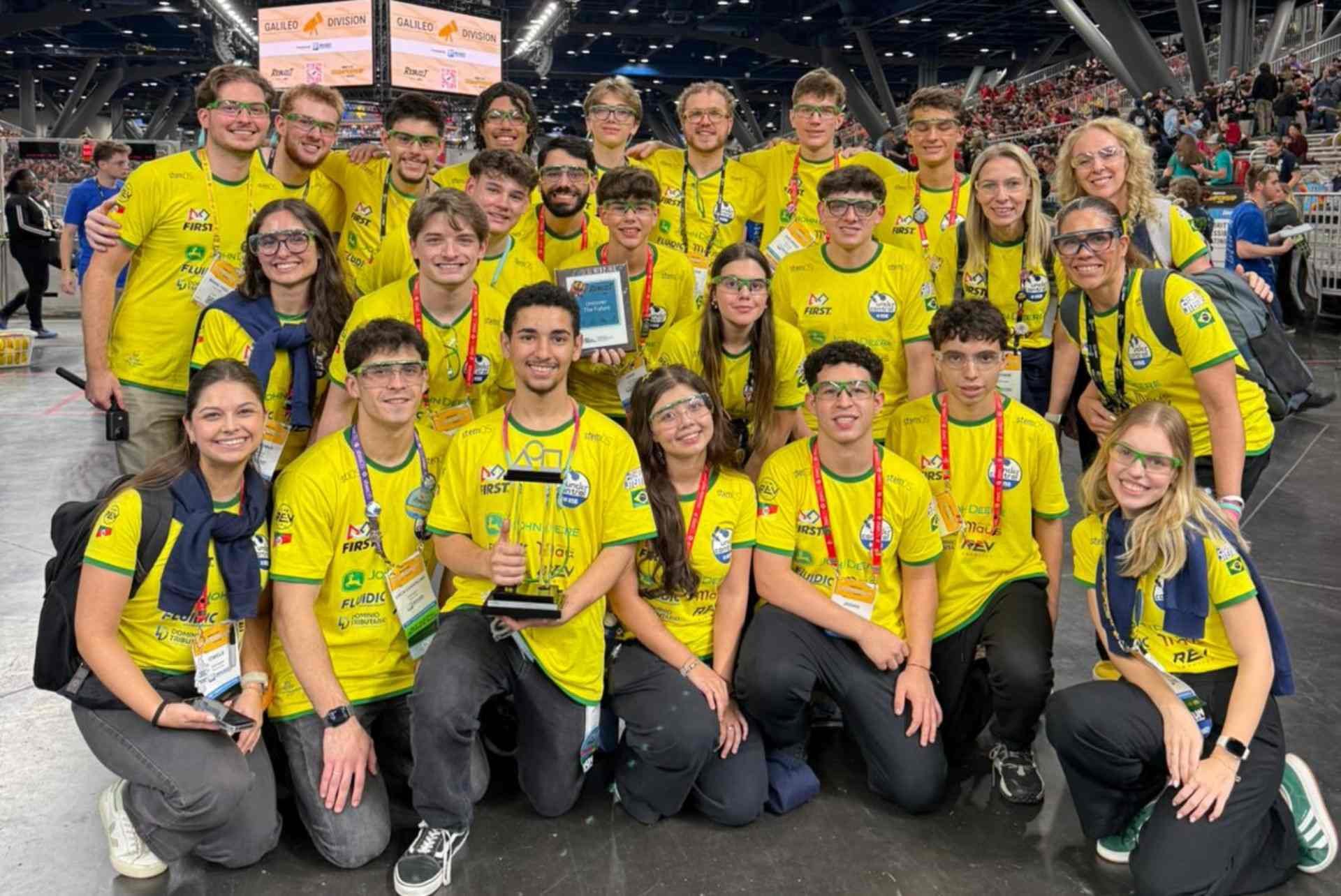 Equipe de rob&oacute;tica do Pio XII participa de competi&ccedil;&atilde;o no Texas, nos Estados Unidos
