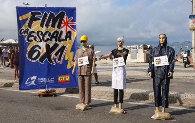"Tempo é direito, não benefício": Campanha pelo fim da escala 6x1 mobiliza o país por vida além do trabalho