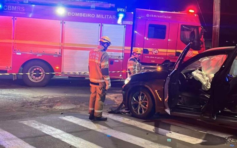 Corpo de Bombeiros prestou atendimento no local
