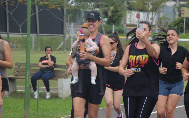 Pequena Malu Hack Castro aproveitou para participar da atividade