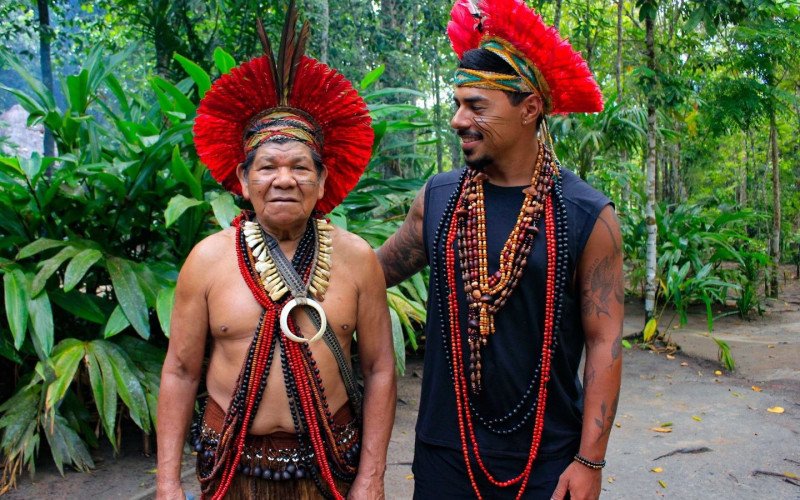 Em 30/04, a visita foi à Reserva Pataxó da Jaqueira, em Porto Seguro (BA) | abc+